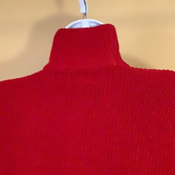 New Ralph Lauren Lauren Active Red and Black Sweater with Zipper - Picture 8 of 14